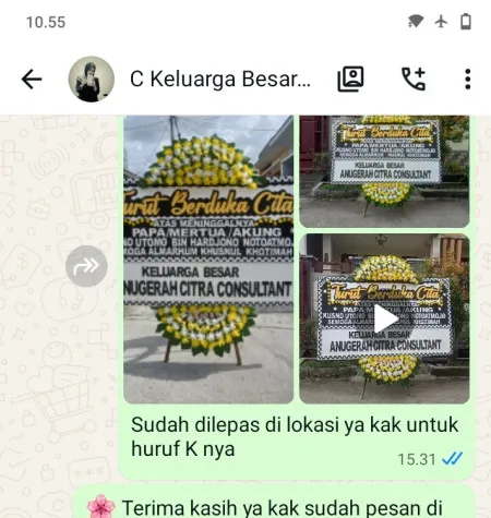 Pengiriman Papan Bunga Duka Bandung Kulon