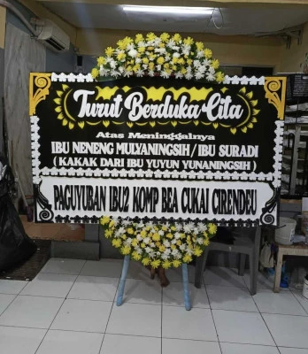 Papan Bunga di Bandung Kulon